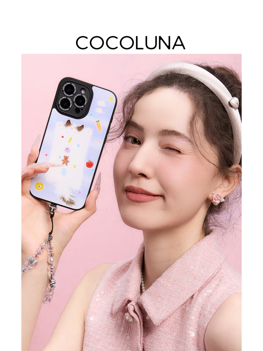 Carpet Kitten & Butterfly Mirror Magnetic