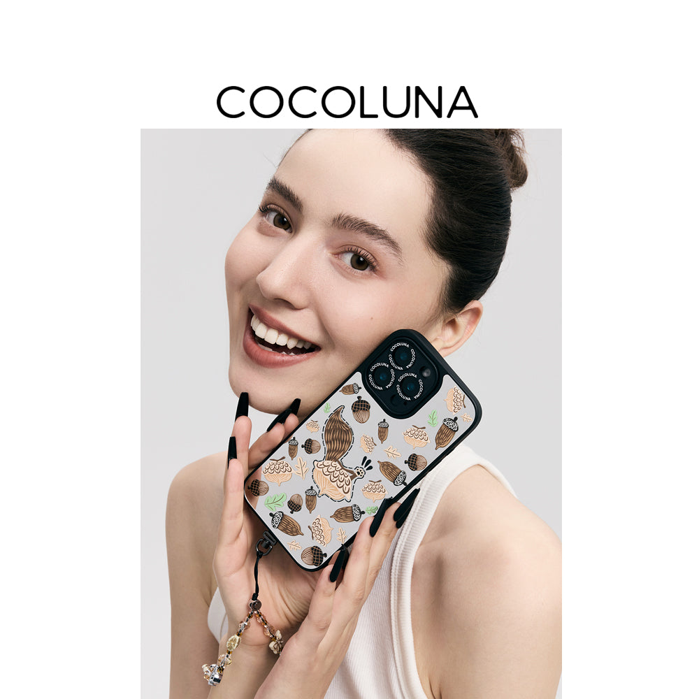 Peach Seal Phone Chain