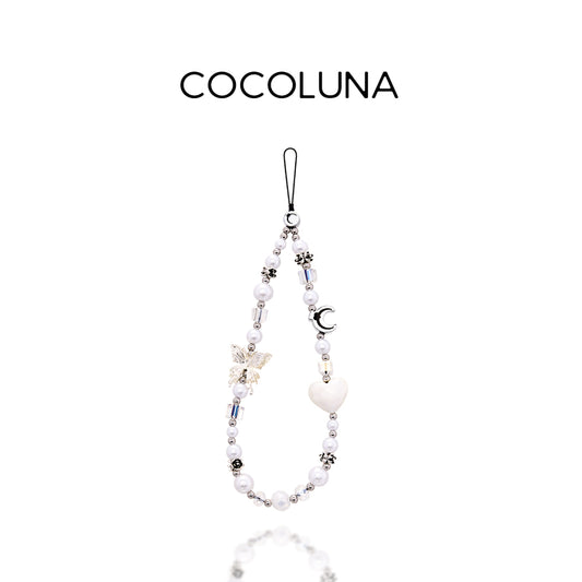 White Moonlight Phone Chain