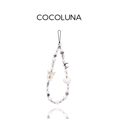 White Moonlight Phone Chain