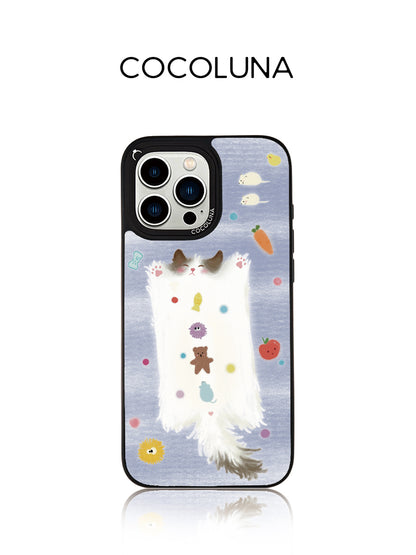 Carpet Kitten & Butterfly Mirror Magnetic
