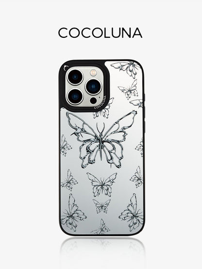 Metal Butterfly Mirror Magnetic