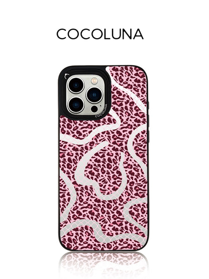 Plaid Leopard Mirror Magnetic
