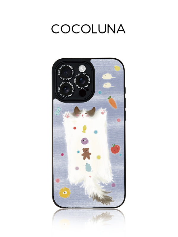 Carpet Kitten & Butterfly Mirror Magnetic
