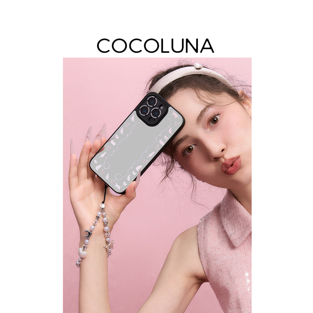 White Moonlight Phone Chain