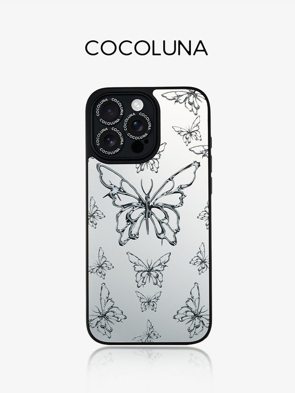 Metal Butterfly Mirror Magnetic