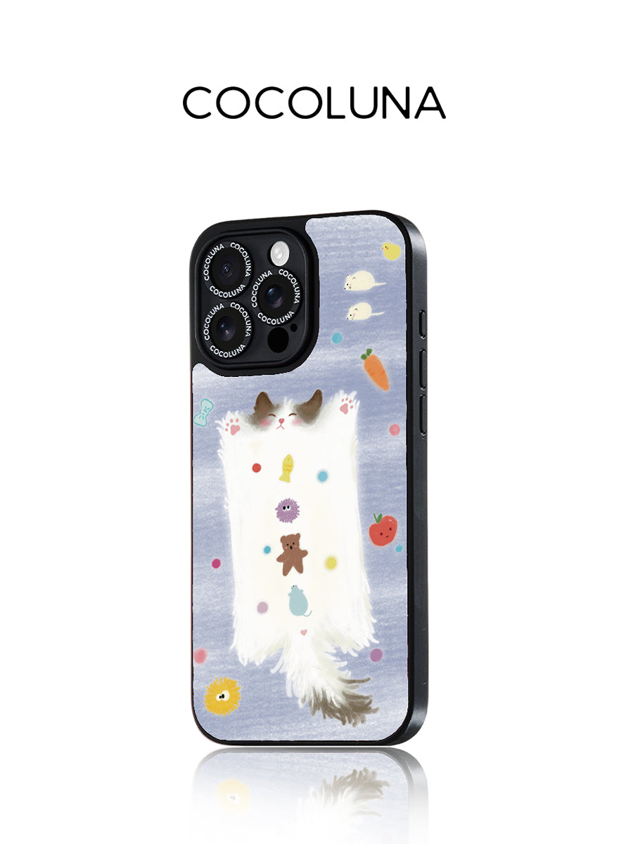 Carpet Kitten & Butterfly Mirror Magnetic