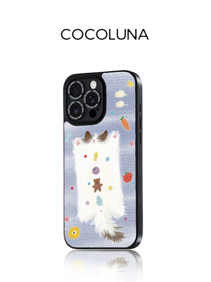 Carpet Kitten & Butterfly Mirror Magnetic